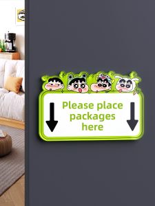 TUOMIU | Delivery Instructions Door Sign Home Decor Acrylic Notice Plaque