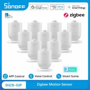 Sonoff | SONOFF SNZB-03P Zigbee Motion Sensor Human Presence Sensor 5-Sec Faster Detection Smart Scene Google Home Assistant