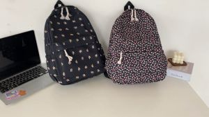 Mismi Delli Bag Tas Ransel Wanita Motif Flower School Backpack Perempuan Sekolah Stylish - 7D