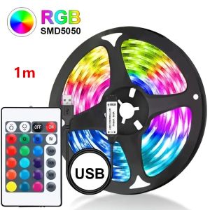 other | LED Strip Light USB Adjustable Brightness and Color-Changing Flexible Diode Ribbon for TV Backdrop Party Stage Decor Lighting