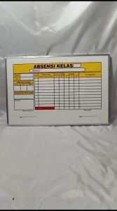 Papan Absensi Kehadiran Siswa Dinding