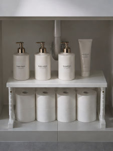 evesigar | Adjustable Multi-Layer Storage Rack Bathroom Organizer