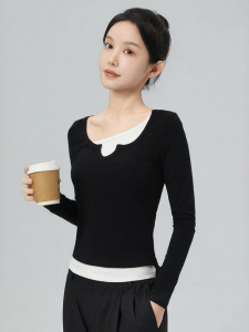 Warrior | V-neck Slim Fit Design Shirt Pure Cotton