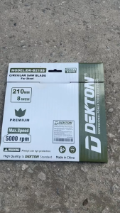 Lưỡi Cắt Sắt Hợp Kim Dekton DK-B210S 210mm 42 Răng