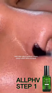 DAWIAH Feali Blackhead Mask: Langkah 1 (Gratis Kertas) & Cairan Penghilang Komedo