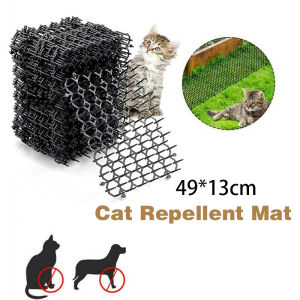 Garden Prickle Strip Dig Stop Cat Repellent Deterrent Mat 49*13CM
