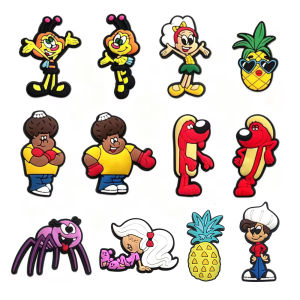 Hot Toys | 12pcs Cartoon Shoe Charms DIY Shoes Accessories Decorations Clog Sandal Wristband Buckle for Kids Party X-mas Gifts