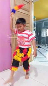 [ Beli 1 Gratis 1 ]Kaos Reog Anak Ponorogo 1-12Tahun Pecut Barongan Kuda Pecut Bujang Ganong Topeng Reog