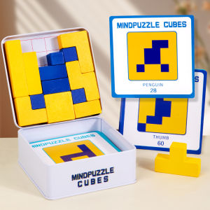 Logic Improving Educational Puzzle Wooden Blocks