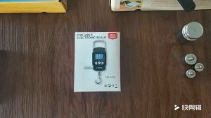 Portable Electronic Scale LCD Digital Display Night Vision Function Belt Scale With Hook Tape Measure Luggage Weighing Maximum Weight 50Kg