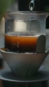 COLUM Mini Dripper by melodrip co. | Stainless Steel Glass Coffee Brewer