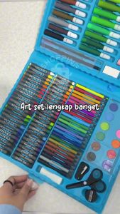 Pensil Warna Crayon / Pensil Krayon / ART SET Isi 150Pcs Untuk Menggambar Dan Mewarnai Melatih Kejelian Anak Dalam Memberi Warnai Dalam Gambar Bisa Membedakan Macam Warna Kesenian Prakarya Seni Melukis Lukisan Pencil Crayons Berkualitas Shopping Malang