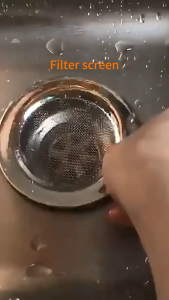 Lưới lọc B05 Lưới lọc rác làm từ thép không gỉ cho nhà bếp mẫu 2 TTNTB05