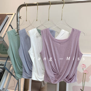 เสื้อกั๊กแขนกุดแบบสวมสองด้าน ทรงหลวม ทรงสลิมฟิต สำหรับออกกำลังกาย โยคะ วิ่งกลางแจ้ง เสื้อผ้าทำงาน