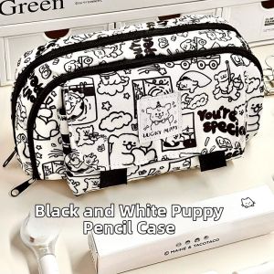 deli | Large Capacity Multi-layer Waterproof & Stain-resistant Pencil Case
