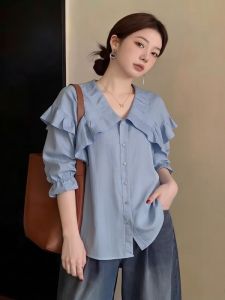 AIYITI | Slim Fit Long Sleeve Plus Size Womens Blouse