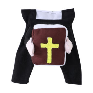 Cute Cat Clothes Nun Cosplay Party Pet Costume Halloween Funny Cats Cross Pattern Apparel For Dogs Puppy Kitten Sphynx Cat Gift