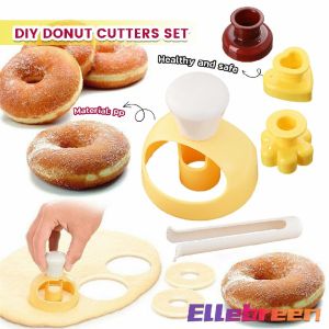 DIY Donut Cutters Set Cookie Cutter Round for Baking Donut Mould Maker
