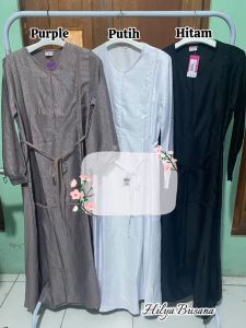 Baju Gamis Wanita Dewasa / Rauna / GF-14 / Fashion Muslim 2023