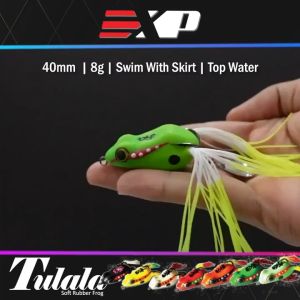 EXP Tulala Skirt Frog Snakehead Fishing Lure Rubber Soft Frog