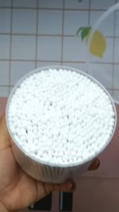 Tăm Bông Ráy Tai Bamboo Cotton Swab Hộp 500 Cây