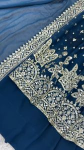 [PRE-ORDER 15 DAYS] READYMADE EMBROIDERED GEORGETTE PAKISTANI SUIT {ETA:2025-12-31}