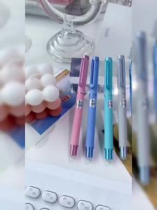 HERO Hero Erasable Pen P308M Thermal Erasable Heat Erasable Dark Nib Extra Fine 0.38 Primary School Students Grade 2 Grade 3 Calligraphy Practice Can Be Changed to Ink Sac