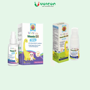 Vitamin D3 Spray / K2D3  Whykids dạng xịt 15ML chính hãng Anh Quốc