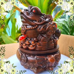 Tượng Cóc Linh Vật Chiêu Tài Trang Trí Phong Thủy Cao 20cm