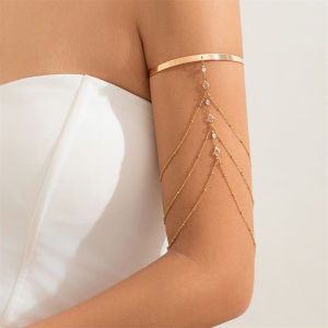 Ingemark | Ingemark 17 Styles Boho Crystal Pendant Cuff Open Bangles for Women Wed Bridal Goth Tassel Link Arm Bracelets Party Jewelry Gift