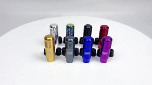 Núm Chuyển Số Bằng Nhôm 8 Màu Đa Năng 8.5CM Cần Số Tay Cần Gạt Số Cho Xe Hơi