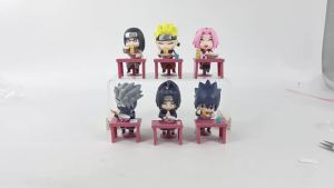 Bandai | New In Stock Bandai Naruto Breeze Ramen Lamian Noodles Theme Blind Box Handmade Ornament Gift Naruto Sasuke Model Toys