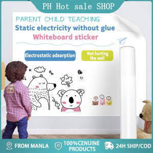 Electrostatic Adsorption Whiteboard Wall Stickers Seamless Whiteboard Sticker Children Graffiti Draw for Childrens preschool education