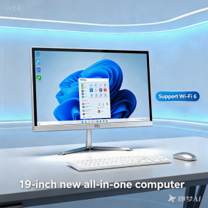 All-in-one computer Mingsu คอมพิวเตอร์ออลอินวัน 19 นิ้ว i5 3300 RAM 8GB M.2 SSD 256GB All-in-one computer（SECOND HAND"）