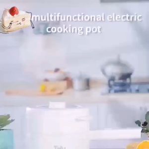 MULTI-FUNCTION ELECTRIC COOKER Non-Stick Round Skillet Pot With Steamer Multi-Purpose rice cooker
