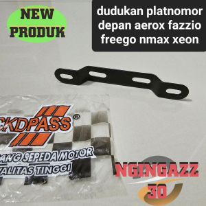 dudukan plat nomor depan aerox freego nmax new xeon gear 125 fazzio