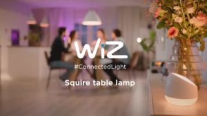 WiZ SQUIRE SMART TABLE LAMP 9W UK PLUG COLOR