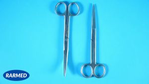 Kéo y tế gia đình kéo phẫu thuật không rỉ Everbest - Đầu nhọn nhiều size cong & thẳng