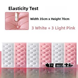 Waterproof Moisture Proof Wall Stickers Soft Pack Tatami Bedside Anti Collision Self Adhesive Decorative Wallpaper for Childrens Room