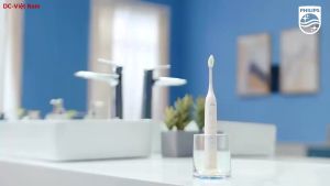 Bàn chải đánh răng điện Philips Sonicare Gentle Multi-effec HX2491/01 Serial 3900 5 chế độ làm việc - Hàng Nhập Khẩu