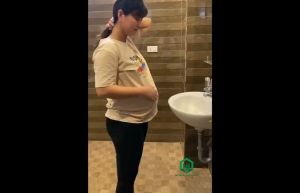 Chậu gội đầu nhựa tiện ích tại giường