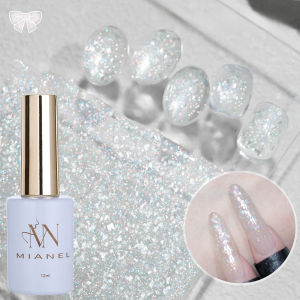 Sơn Móng Tay Gel Nhũ Trắng Sữa 12ML 1 Chai Hiệu Ứng Nhũ 7 Màu Phổ Biến Dùng Cho Chuyên Nghiệp