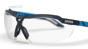 uvex i-5 Safety Goggles l Safety Spectacles | Safety Glasses | Scratch-Resistant | Anti-Fog Protection | UV400 | EN166
