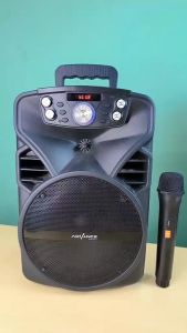 Advance H-801N 8 inch Speaker Portable Bluetooth Karaoke Plus Mic Wireless Remote