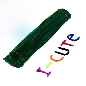 Colorful Macaron Mixed DIY Handcraft Twist Sticks Toys Childrens Craft Decorative Bouquet Material Plush Rods Encrypted Hair Roots