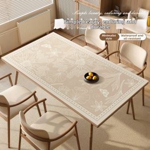 LUOYOUTE | Minimalist Luxurious Leather Table Mat Waterproof Oil-Resistant Heat-Insulating Easy-Clean