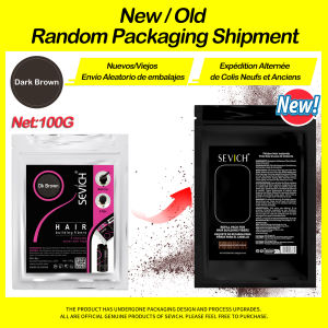 SEVICH Hair Fibers Powder 100g Keratin Hair Building Fiber Refill Bag Hair Thickening Powde Hair Regrowth Powder for Men Women