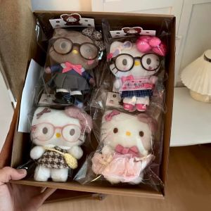 Ins Style Hello Kitty Doll Plush Cute Pendant Gift Bag Keychain Doll Girl Fashion Gift
