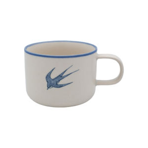 Cốc Cà Phê Bằng Gốm Sứ Thủ Công 250ml Cốc Tay Cầm Cổ Điển Họa Tiết Hoa Cốc Quà Tặng Hộp Đựng Đồ Dùng Ăn Uống