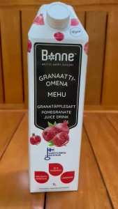 Nước ép Lựu đỏ 1L Finland vegan